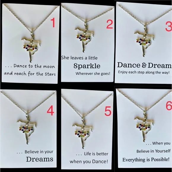 🆕 Ballerina Necklace - Multi - Picture 4 of 12